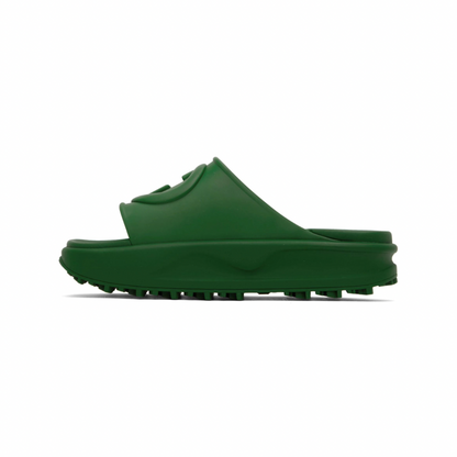 GUCCI Green Interlocking G Slides