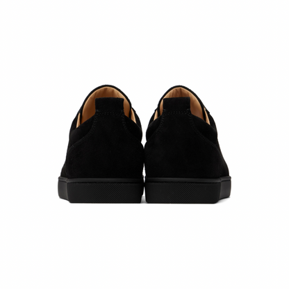CHRISTIAN LOUBOUTIN Black Louis Junior Spikes Sneakers