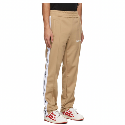 PALM ANGELS Beige Classic Track Pants