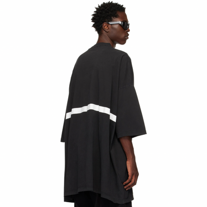 BALENCIAGA Black 360 Tubular Oversized T-Shirt