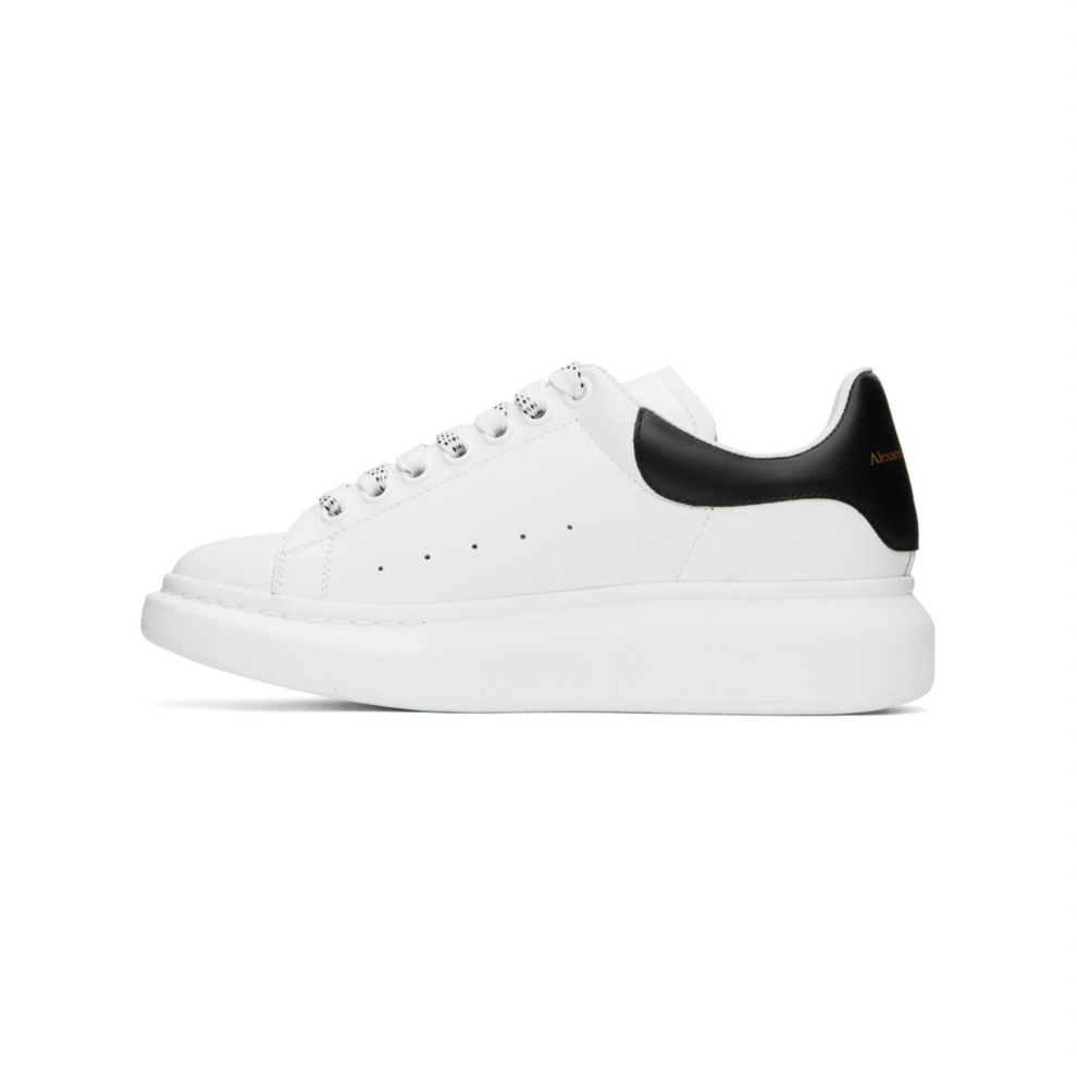 ALEXANDER MCQUEEN White & Black Oversized Sneakers