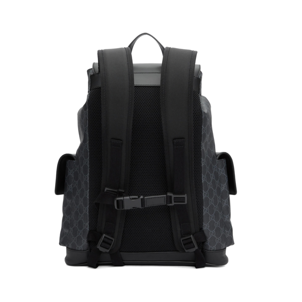 GUCCI Black Soft GG Supreme Backpack