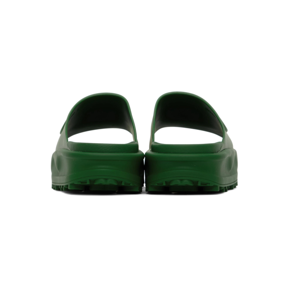 GUCCI Green Interlocking G Slides