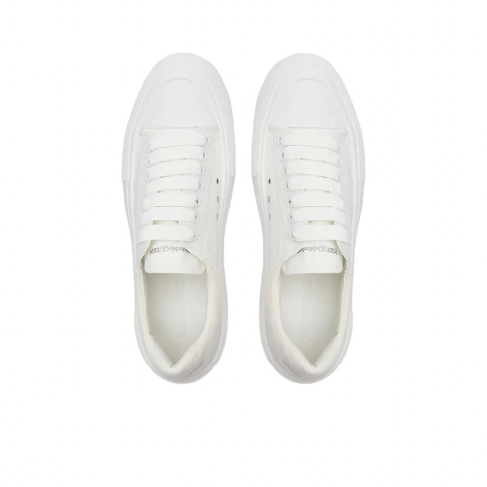 ALEXANDER MCQUEEN PLIMSOLE SNEAKER WHITE