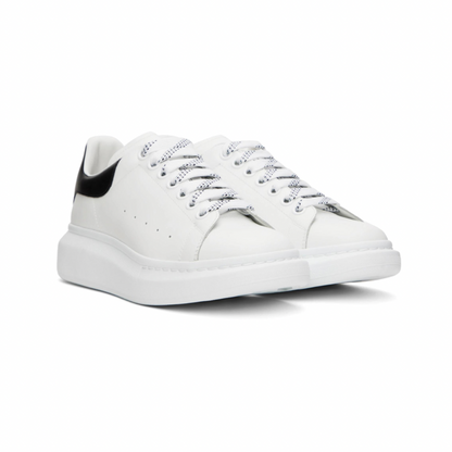 ALEXANDER MCQUEEN White & Black Oversized Sneakers