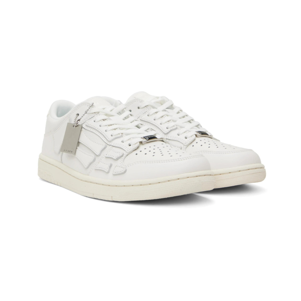 AMIRI White Skel Top Low Sneakers
