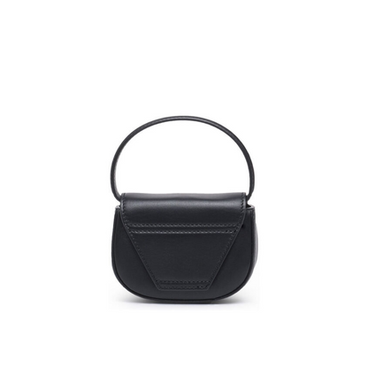 Diesel 1DR XS Mini Bag with D Plaque Black