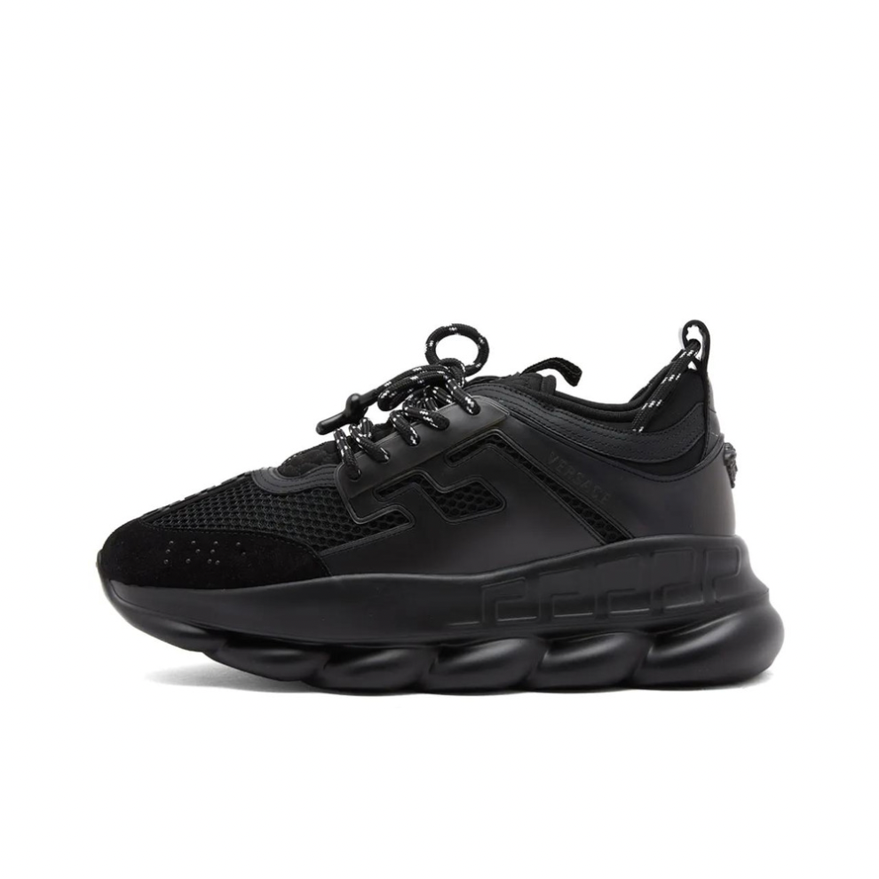 VERSACE CHAIN REACTION SNEAKERS BLACK