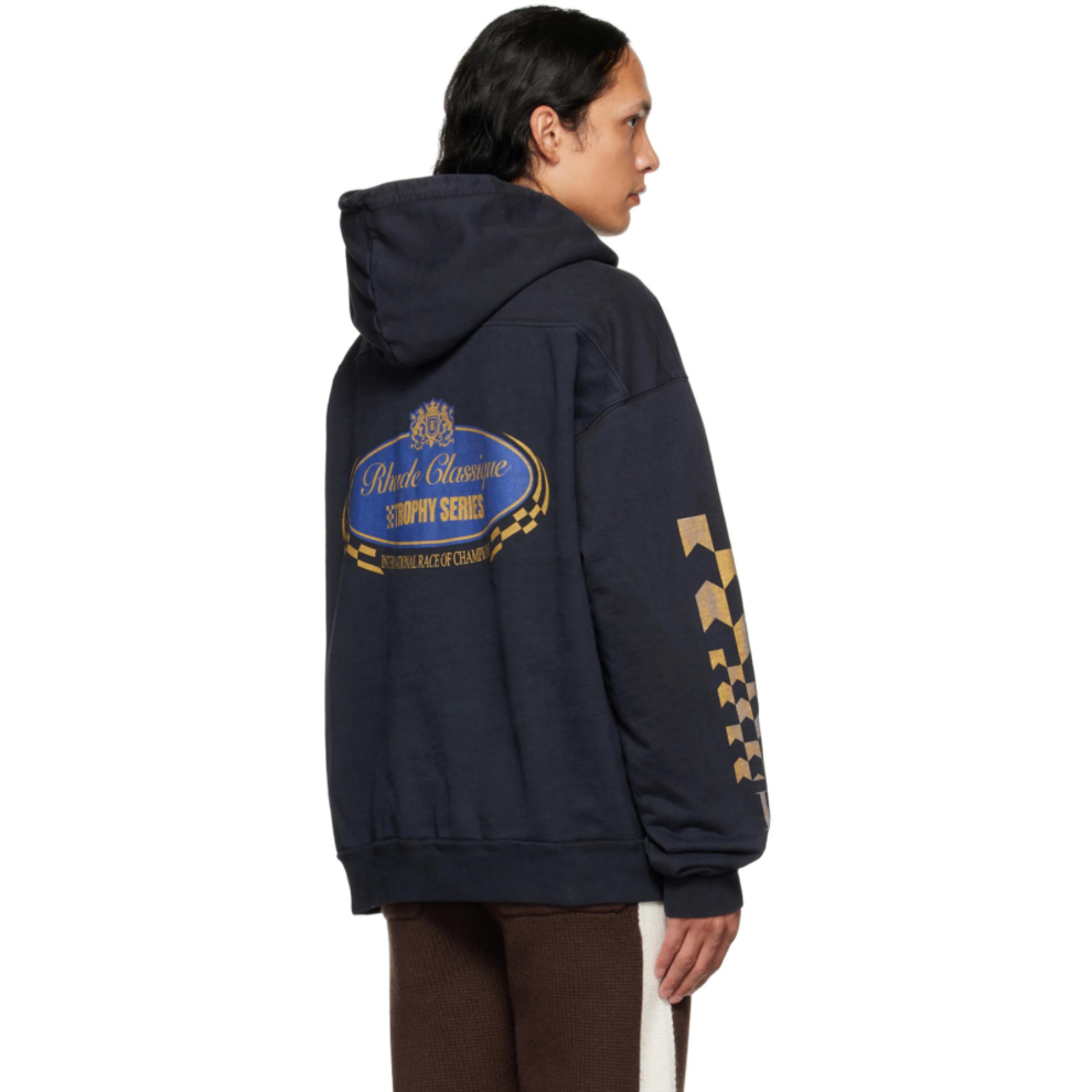 RHUDE Black Trophy Series Hoodie