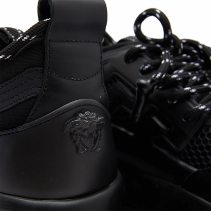 VERSACE CHAIN REACTION SNEAKERS BLACK