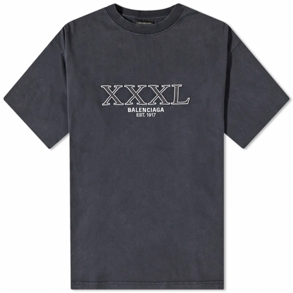 BALENCIAGA OVERSIZED XXXL TEE BLACK & WHITE