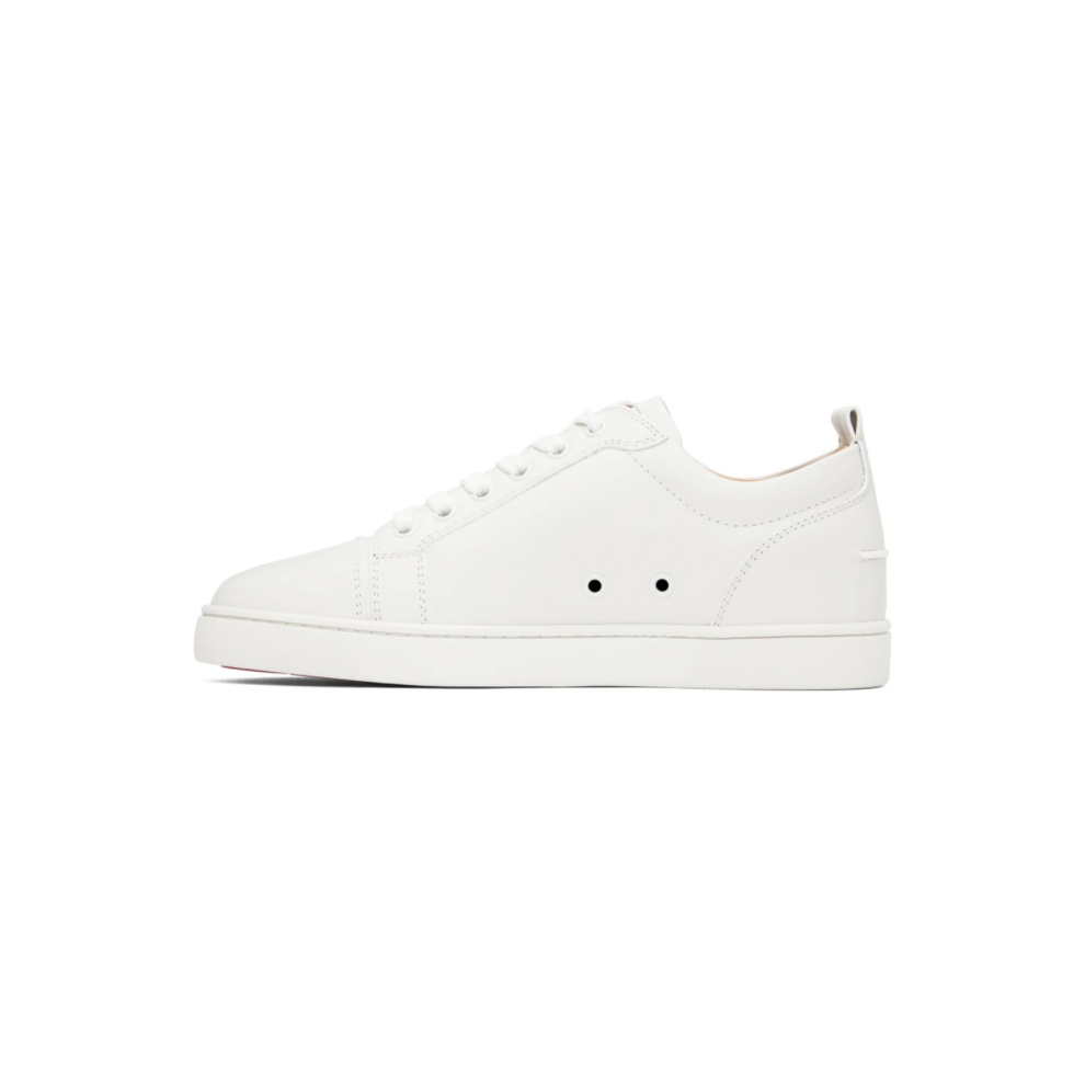 CHRISTIAN LOUBOUTIN White Louis Junior Sneakers