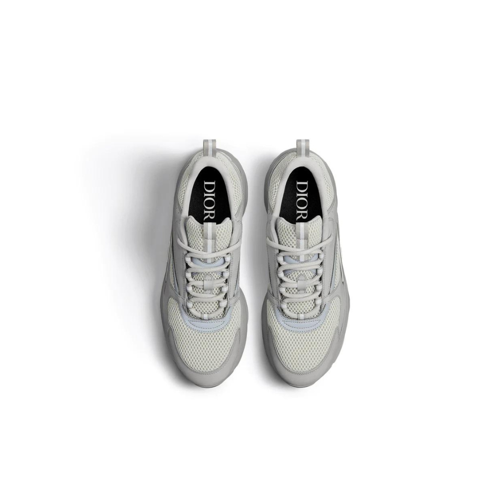DIOR B22 GREY CALFSKIN TRAINER