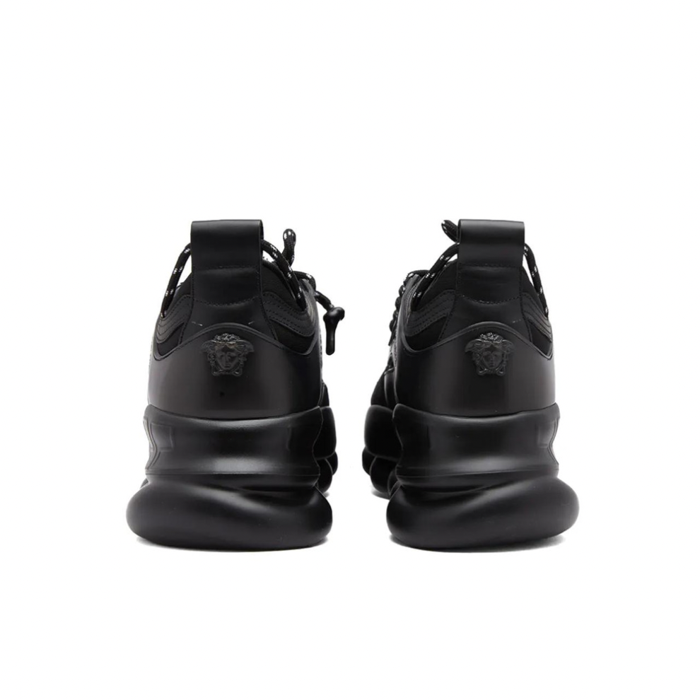 VERSACE CHAIN REACTION SNEAKERS BLACK