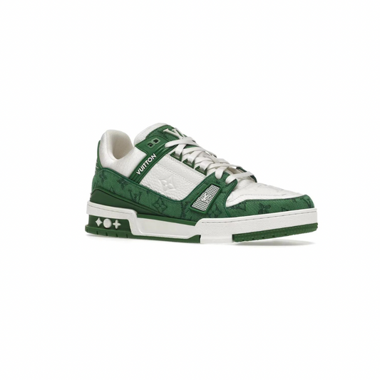 LOUIS VUITTON LV MONOGRAM GREEN DENIM SNEAKER