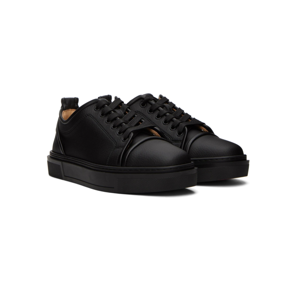 CHRISTIAN LOUBOUTIN Black Adolon Junior Sneaker