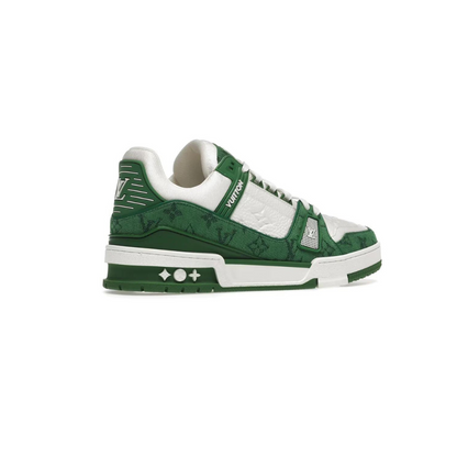 LOUIS VUITTON LV MONOGRAM GREEN DENIM SNEAKER