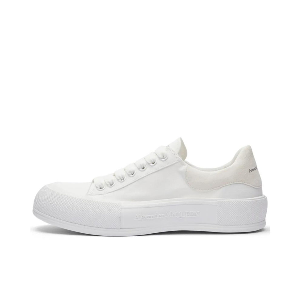 ALEXANDER MCQUEEN PLIMSOLE SNEAKER WHITE