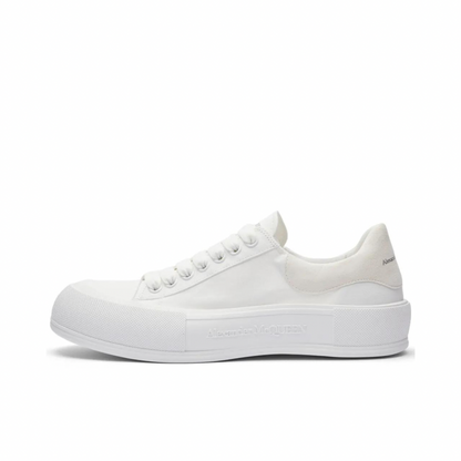 ALEXANDER MCQUEEN PLIMSOLE SNEAKER WHITE