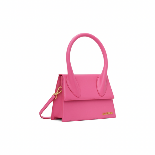 JACQUEMUS Pink Le Papier 'Le Grand Chiquito' Bag