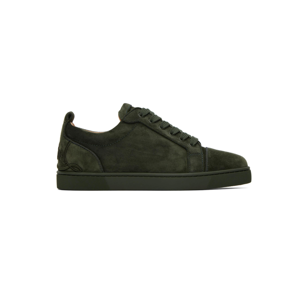 CHRISTIAN LOUBOUTIN Green Fun Louis Junior Sneakers