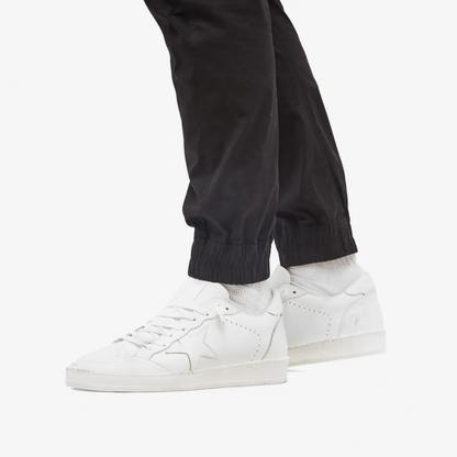 GOLDEN GOOSE BALL STAR LEATHER SNEAKER OPTIC WHITE