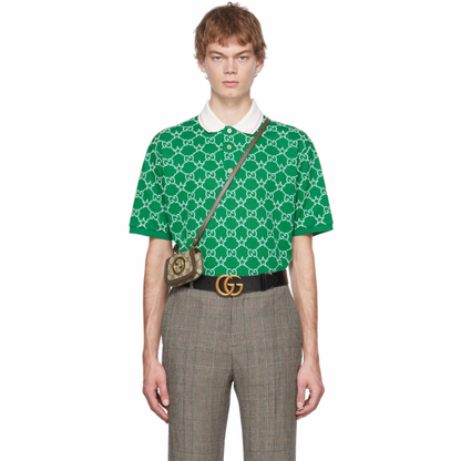 GUCCI Green GG Polo