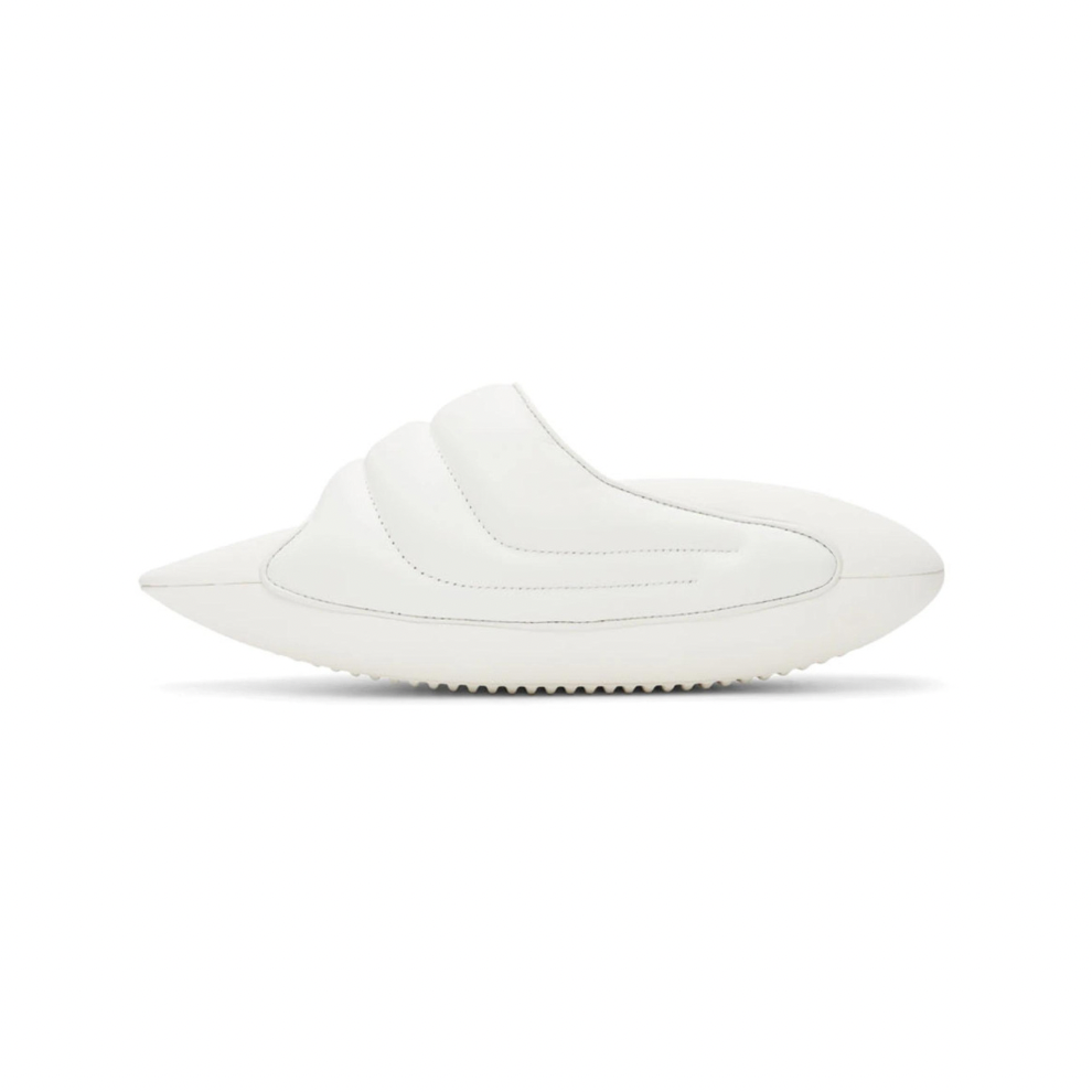 BALMAIN White Puffy B-IT Sandals
