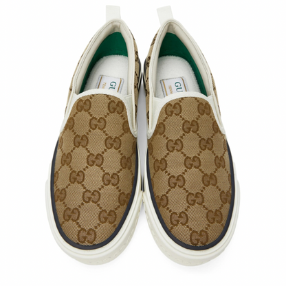 Beige 'Gucci Tennis 1977' Slip-On Sneakers
