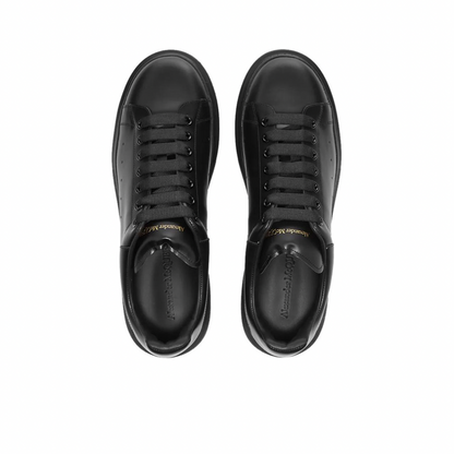 ALEXANDER MCQUEEN WEDGE SOLE SNEAKER TRIPLE BLACK