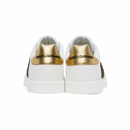 DOLCE & GABBANA White Portofino Sneakers