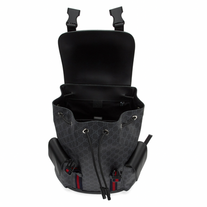 GUCCI Black Soft GG Supreme Backpack