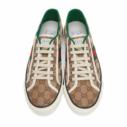 GUCCI Beige GG 'Gucci Tennis 1977' Sneakers