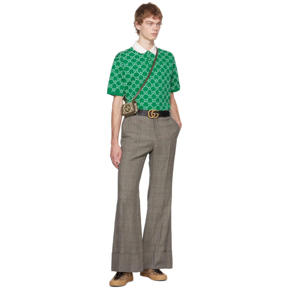 GUCCI Green GG Polo