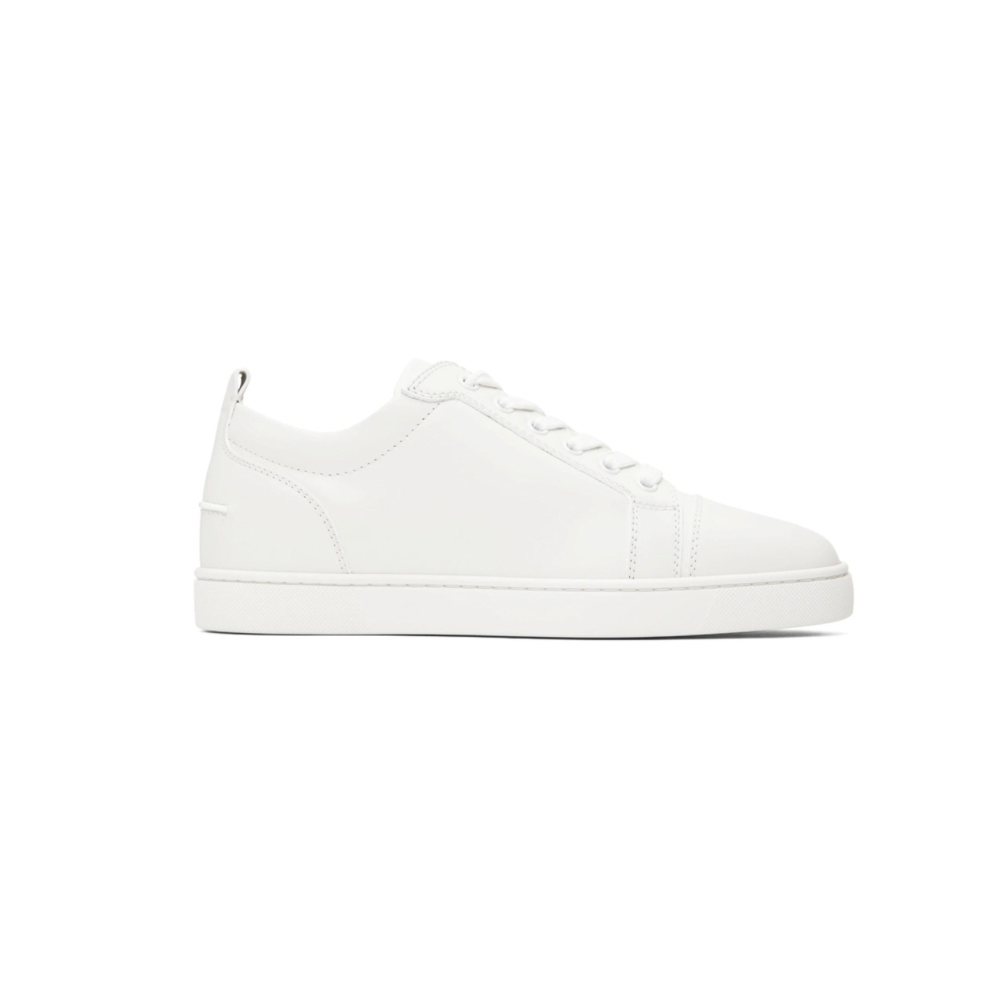 CHRISTIAN LOUBOUTIN White Louis Junior Sneakers