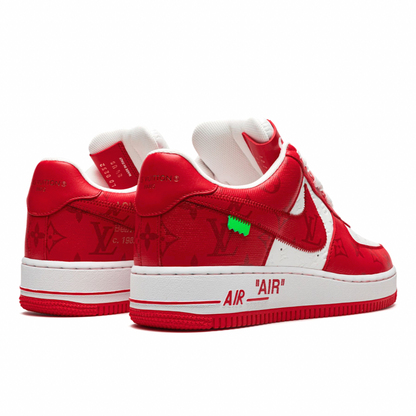 NIKE LOUIS VUITTON AIR FORCE 1 LOW "Virgil Abloh - White/Red"