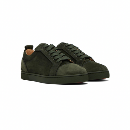 CHRISTIAN LOUBOUTIN Green Fun Louis Junior Sneakers