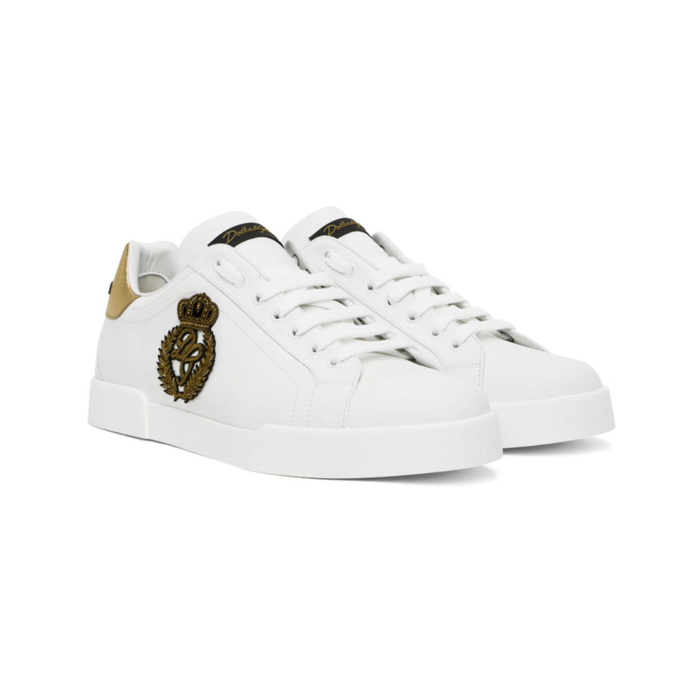 DOLCE & GABBANA White Portofino Sneakers