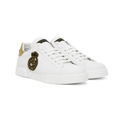 DOLCE & GABBANA White Portofino Sneakers