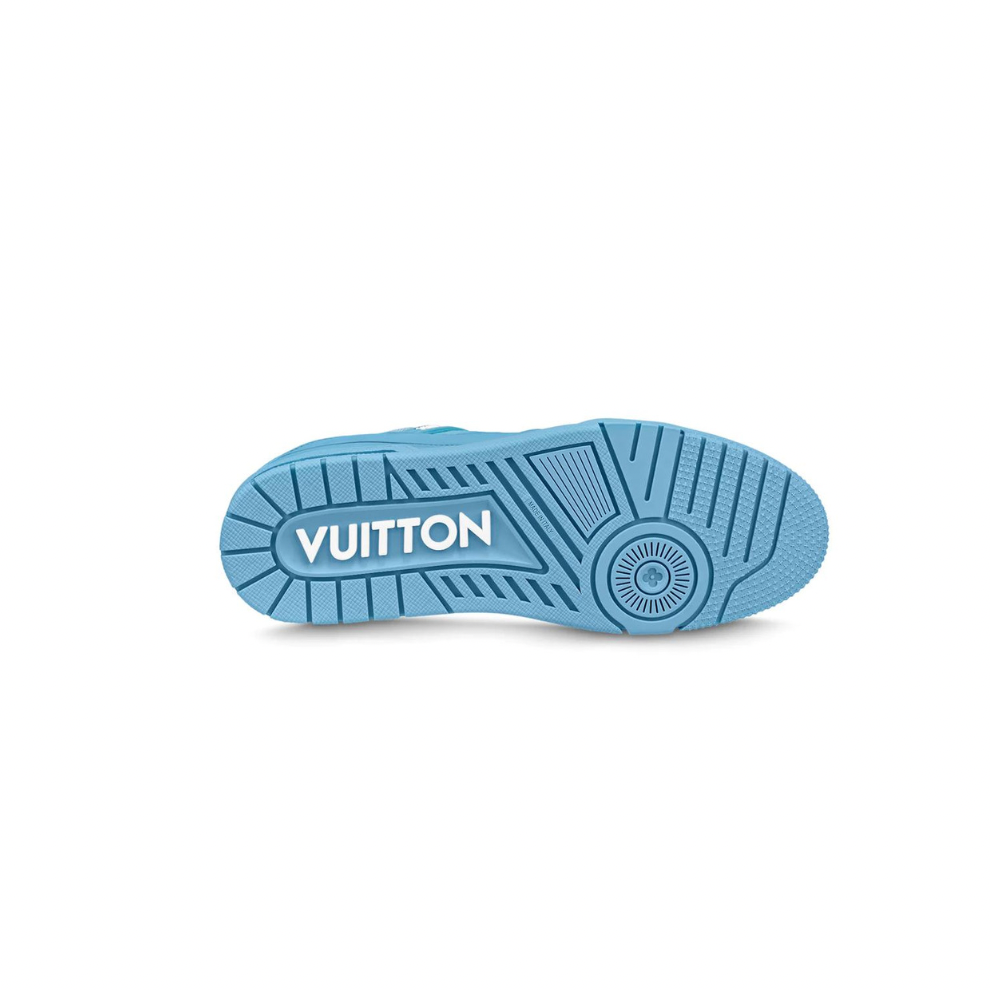 LOUIS VUITTON LV TRAINER BLUE LEATHER SNEAKER