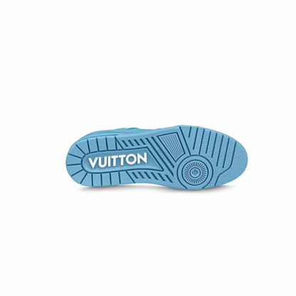 LOUIS VUITTON LV TRAINER BLUE LEATHER SNEAKER
