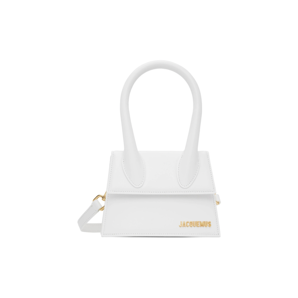 JACQUEMUS White 'Le Chiquito Moyen' Bag