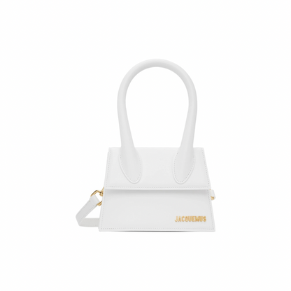 JACQUEMUS White 'Le Chiquito Moyen' Bag