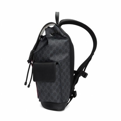 GUCCI Black Soft GG Supreme Backpack