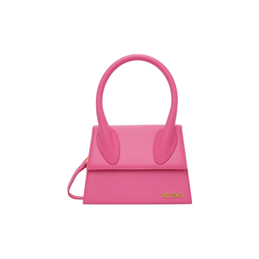 JACQUEMUS Pink Le Papier 'Le Grand Chiquito' Bag