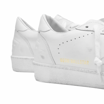 GOLDEN GOOSE BALL STAR LEATHER SNEAKER OPTIC WHITE