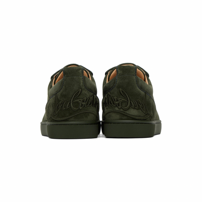 CHRISTIAN LOUBOUTIN Green Fun Louis Junior Sneakers
