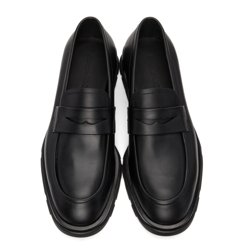 ALEXANDER MCQUEEN Black Swilly Loafers