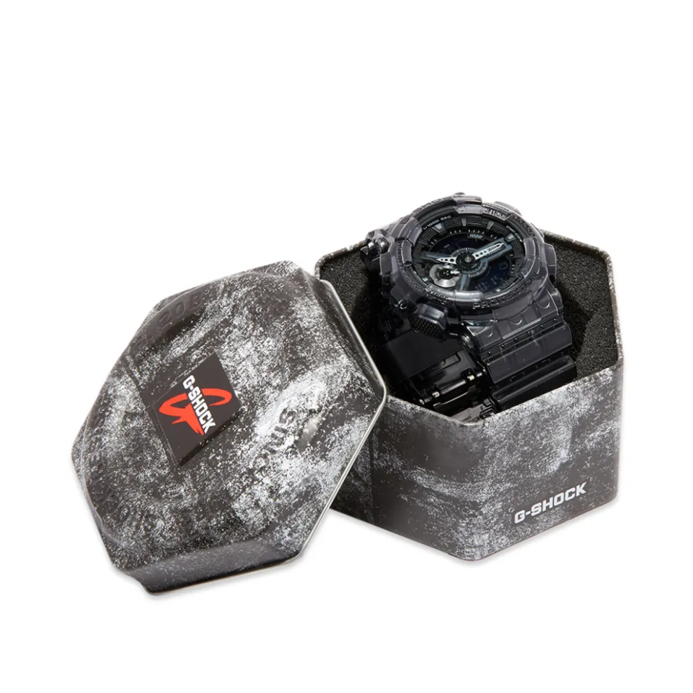 CASIO G-SHOCK GA-110 TRANSPARENT WATCH GREY