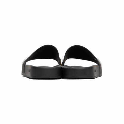 AMIRI Black Logo Pool Slides